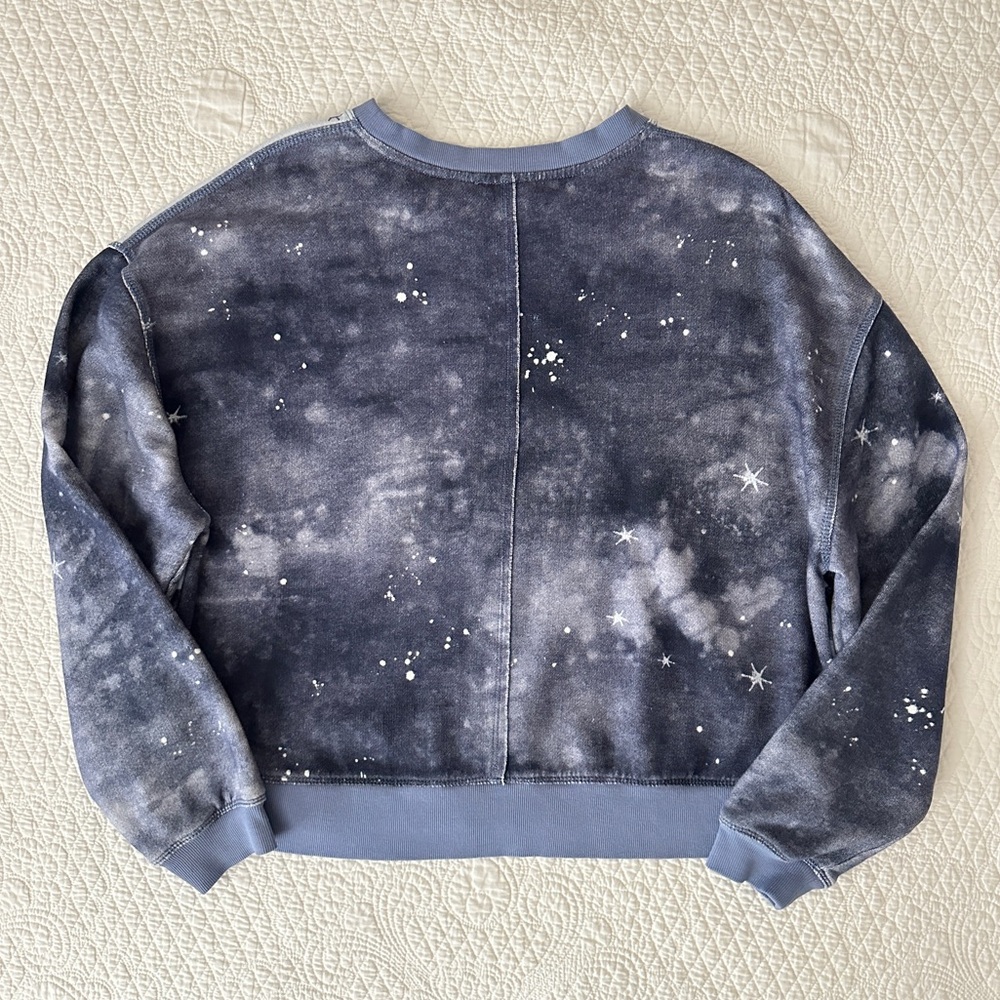 Pilcro Anthropologie Scenic Mountain Crew Neck Sweatshirt Women’s Small - Picture 4 of 12